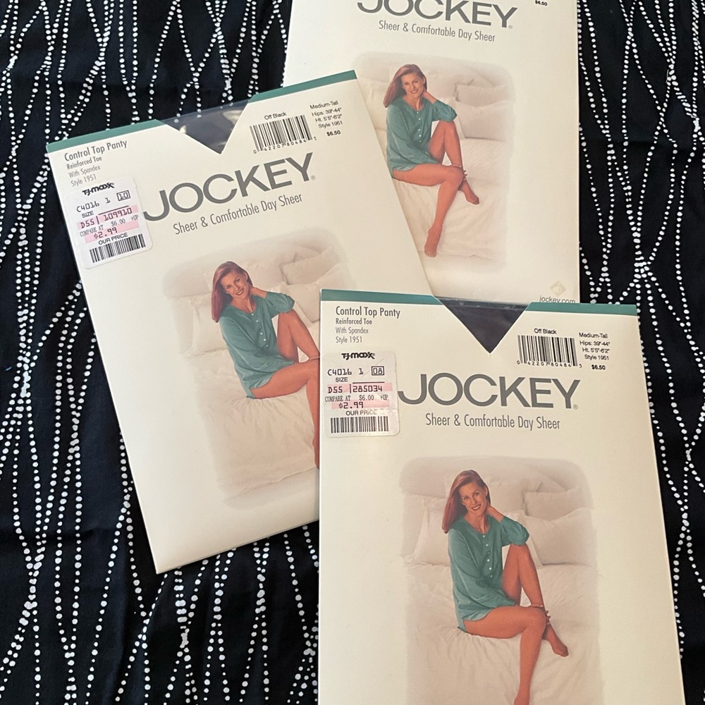 Jockey Sheer & Comfortable Day Sheer Control Top Panty, Reinforced Toe w/spandex